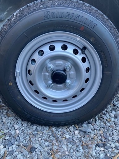 タイヤとホイール　ハイゼット　ブリジストン  145/80 R12