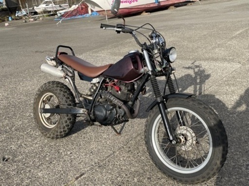 YAMAHA tw200 スカチューン　ロンスイ