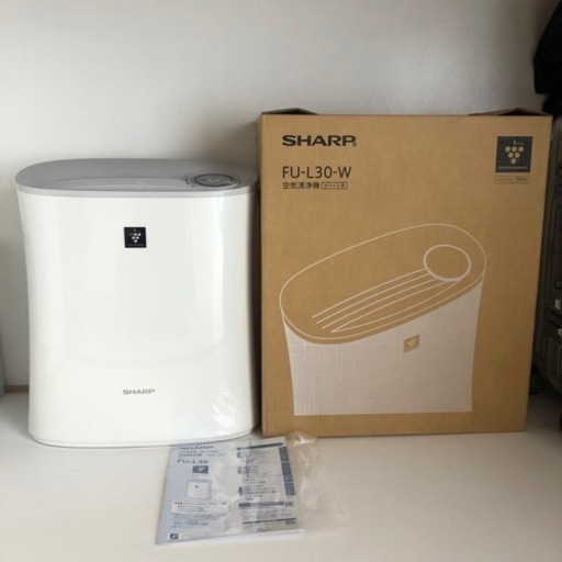 【美品】シャープ　空気清浄器　SHARP FU-L30-W 2020年製
