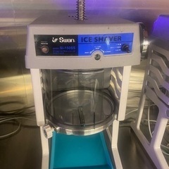 2017年製 スワン 電動式ブロックアイスシェーバー シグネ SI-150C 最終価格スワン 手動式 ブロック アイスシェーバー かき氷機 業務用