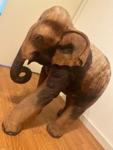 手彫り木像の象※値引き交渉あり