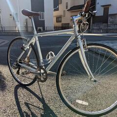 クロスバイク　アサヒweekend bike　ホワイト　リア7段...