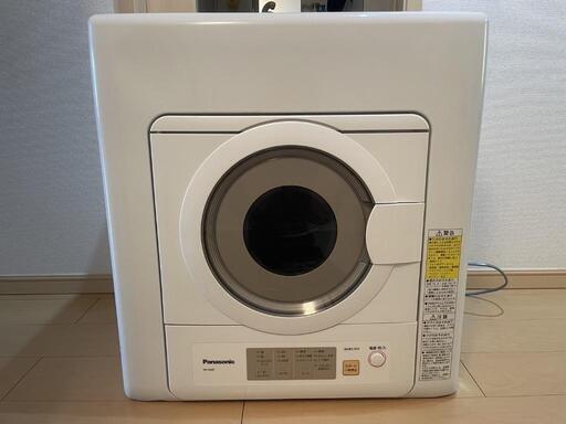 梅雨入り必見！6キロ 17年製 Panasonic 衣類乾燥機NH-D603-W