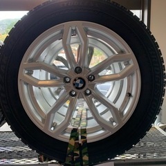 中古】BMWX3スタッドレスタイヤ&ホイール4本セット