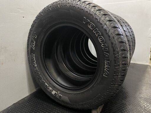 YOKOHAMA GEOLANDAR A/T G015 225/70R16 16インチ 夏タイヤ 4本 ホワイトレター風 エクストレイル デリカD:5等　(TD816) クレジットカード QRコード決済可能