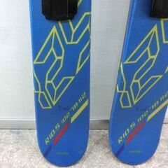 サロモン 125cm 大人用 2点セット SHORT KART スキー板 SALOMON 青系 札幌市 西区 西野店