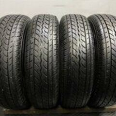 【YK JOB RY52 195/80R15 107/105L LT】夏タイヤ【日産 キャラバン 純正ホイール 15インチ 5.5J6HPCD139.7+45】18年 バリ溝　(TE806)クレジットカード QRコード決済可能