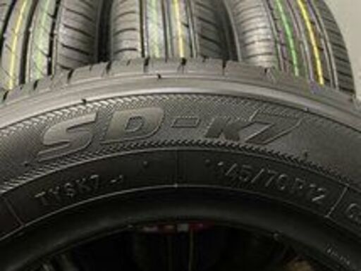 新品 2022年製 TOYO SD-K7 145/70R12 69S 12インチ 夏タイヤ 4本 オプティ セルボ ミニカ プレオ ヴィヴィオ ミラ等　(VTK602) クレジットカード QRコード決済可能