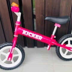 【美品】子供用 トレーニング自転車 ピンク キッカー