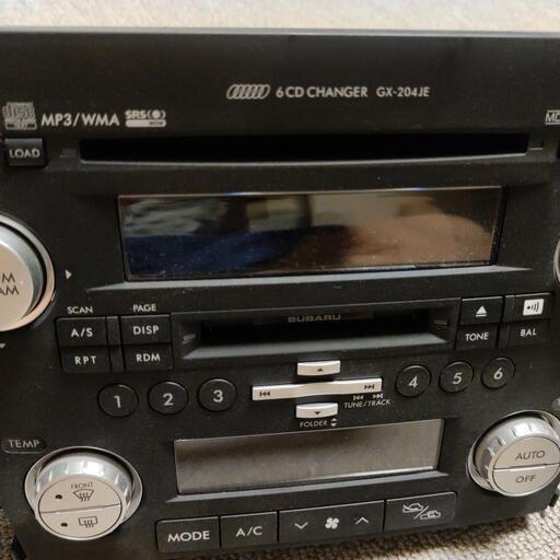 レガシィ純正コンポ・エアコンパネル SUBARU LEGACY BP5E型 純正