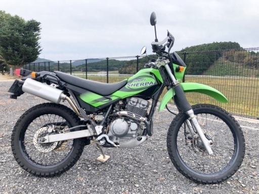 売約済み】3600km スーパーシェルパ 林道 オフロード250cc 実働 整備済み