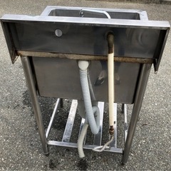 ⭐︎中古品　1槽シンク　600×600×840mm  厨房用品⭐︎ 