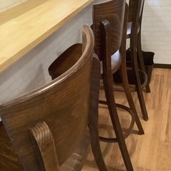 カウンターチェア７脚セット