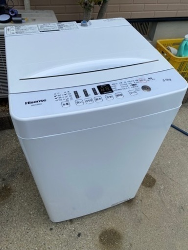 お薦め品‼️分解洗浄済み‼️ハイセンス洗濯機5.5kg2019年