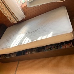 シングルベッド　フレーム　マットレスセット