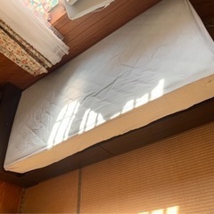 シングルベッド　フレーム　マットレスセット