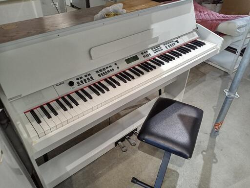 【ALESIS】電子ピアノ（椅子付）　クリーニング済★配送可　管理番号72710