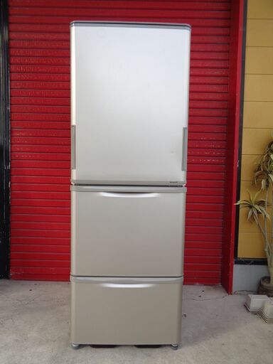 シャープSHARP SJ-WA35A-N 2014年製 350L 3ドア冷凍冷蔵庫