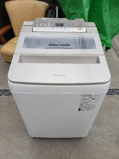 Panasonic パナソニック 全自動電気 洗濯機 NA-FA80H6 大容量 8kg 2019年製 パワフル滝洗いコース\n\n