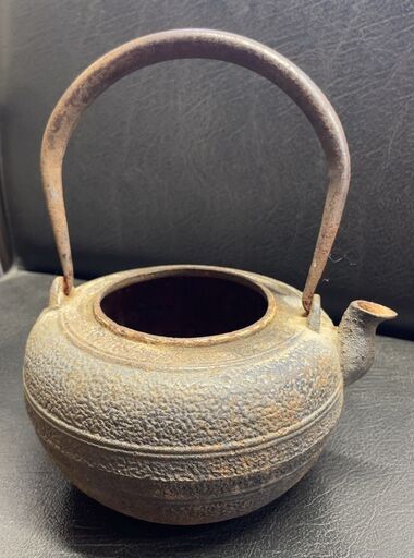 煎茶道具 鉄瓶 茶器 茶道具 瑞雲堂 銅蓋 錆・汚れ有り 【公式 