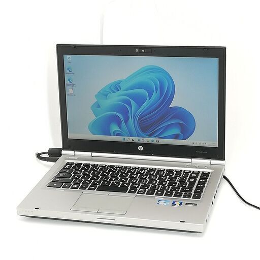 保証付 高速SSD Wi-Fi有 14型 ノートパソコン HP 8460p 中古美品 第2世代Core i5 4GB DVDRW 無線 Bluetooth カメラ Windows11 Office