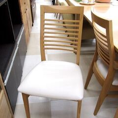 札幌市/清田区　ニトリ ダイニングセット ロレイン2 4人用 ベンチ チェア ダイニングテーブル ダイニングチェア