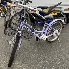  20インチ キッズ自転車 子供用自転車 紫 パープル No.1...