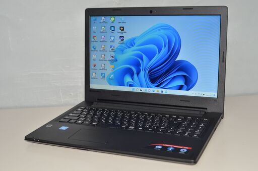 中古ノートパソコン 最新Windows11+office HDD500GB LENOVO IDEAPAD 100 Celeron/メモリ4GB/15.6インチ/DVDマルチ/USB3.0/HDMI/便利ソフト