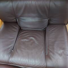 【愛品倶楽部柏店】ニコレッティ　アンバサダー　オットマン付き総本革1人掛けソファー