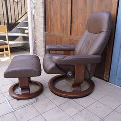 北欧ノルウェーのメーカーEKORNES(エコーネス)社のストレスレスチェアー コンサル(M)です！！リビングはもちろんシアタールームなどにおススメの北欧デザインのパーソナルチェアー♪CJ325