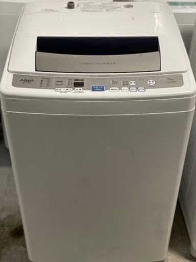 送料・設置込み 洗濯機 7kg AQUA 2015年