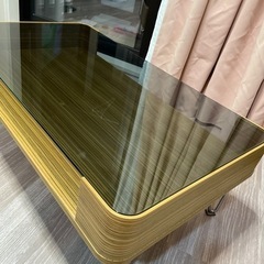 コーヒーテーブル(ガラス天板)