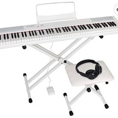 【ネット決済】サクラ楽器ホワイト電子ピアノ
