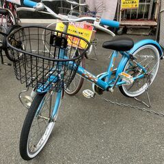 20インチ キッズ自転車 子供用自転車 水色 ライトブルー 補助...