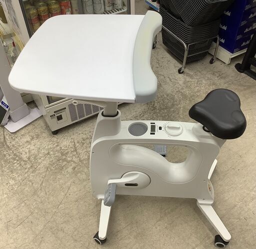 フィットネス、トレーニング クロシオ テーブル付エアロバイク 