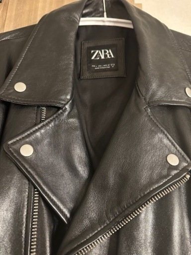 【ZARA】Lサイズ レザー ライダースジャケット １回着用