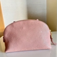 MIUMIUミュウミュウ マドラスリボンコスメポーチ ピンク