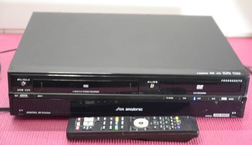 ★DXアンテナ DXRW251 動作品 映像機器 VHS DVD HDD リモコン付き
