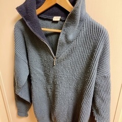 【無料 0円！】アニエスbジャケット、ジップアップセーター