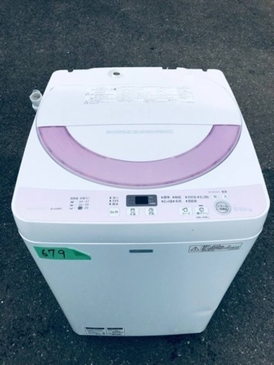 ✨2016年製✨679番 シャープ✨電気洗濯機✨ES-G55RC-P‼️