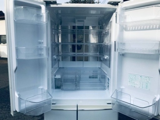 713番 シャープ✨ノンフロン冷凍冷蔵庫✨SJ-XF47W-S‼️