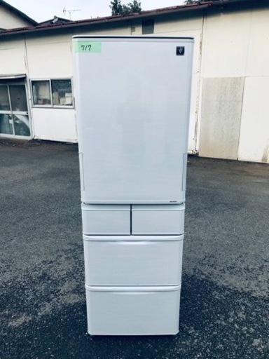 ✨2018年製✨717番 シャープ✨ノンフロン冷凍冷蔵庫✨SJ-P411D-H‼️