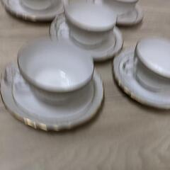 リチャードジノリ ベッキオグレース ティーカップ＆ソーサー5客 セット 茶器 食器 