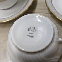 リチャードジノリ ベッキオグレース ティーカップ＆ソーサー5客 セット 茶器 食器 
