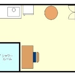 大国町駅前！即入居！一泊2,400円(^^)家具家電付き