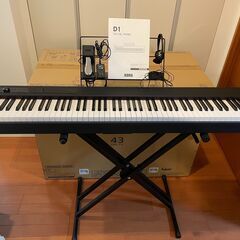 KORG D1 コルグ 電子ピアノ 88鍵盤 スタンド ダンパー...