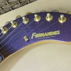FERNANDES ZO-3 パープル アンプ内蔵エレキギター フェルナンデス 紫