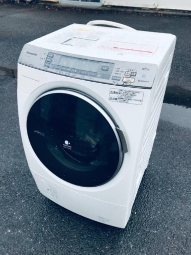 ①♦️EJ447番Panasonic ドラム式電気洗濯乾燥機