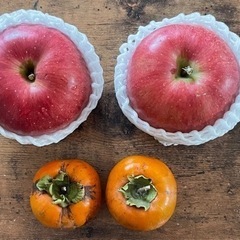 りんご　柿