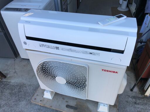 【動作保証あり】TOSHIBA 2021年 2.8kw 10畳用 ルームエアコン RAS-H281PKS ③【管理KR315】